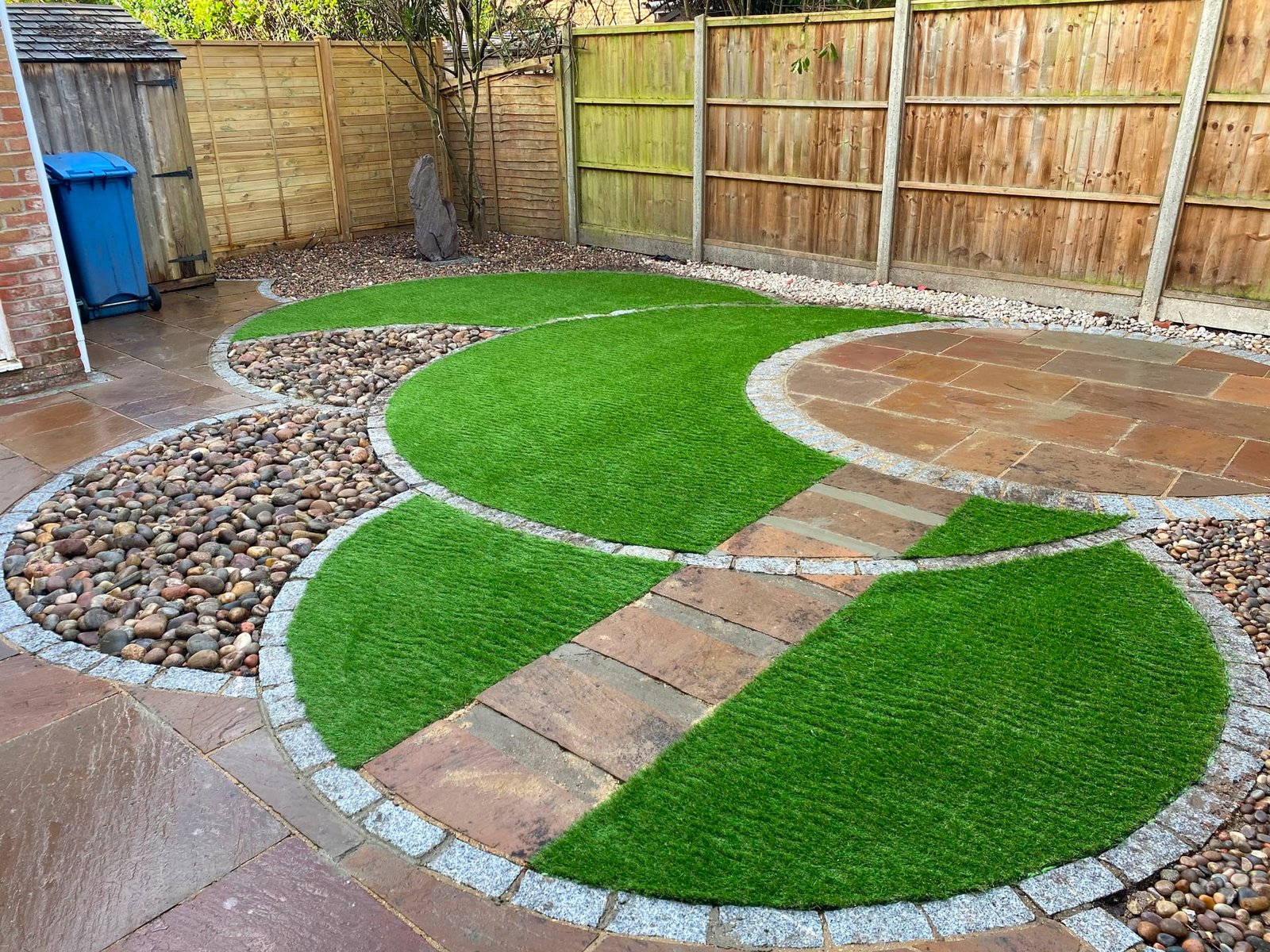 Garden — turf & stone